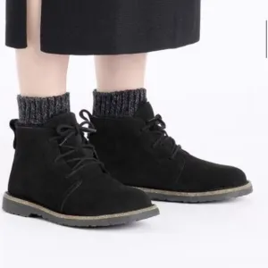 BIRKENSTOCK UPPSALA MID SUEDE LEATHER Boots Black New sz 9