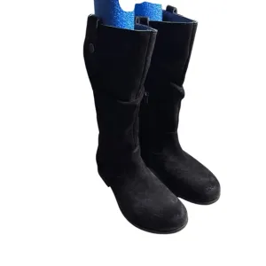 Birkenstock Women's Suede Leather Black Luton Suede Leather Tall Boots Sz 39/8