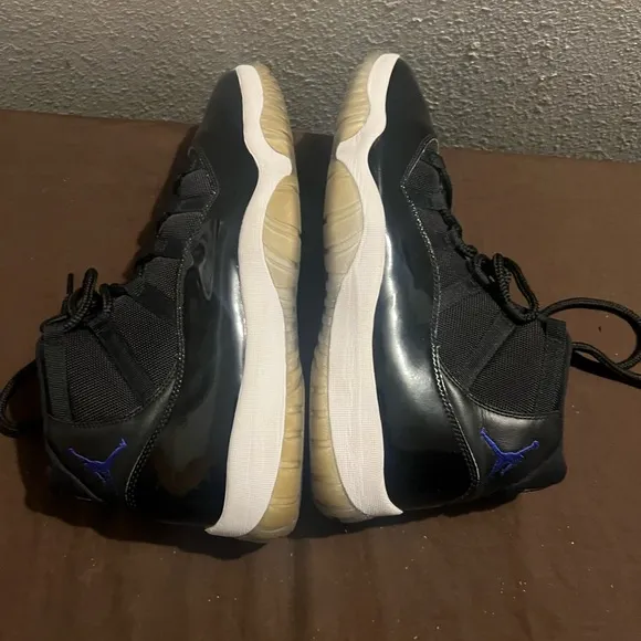 Black and Blue High-Top Sneakers Retro 11 Space Jam men size 13