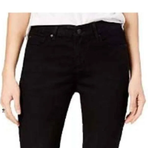 Black Daisy Capris Sz 3 NWT Cha Cha Ruffle Flare Hem Crop Jean High Waist
