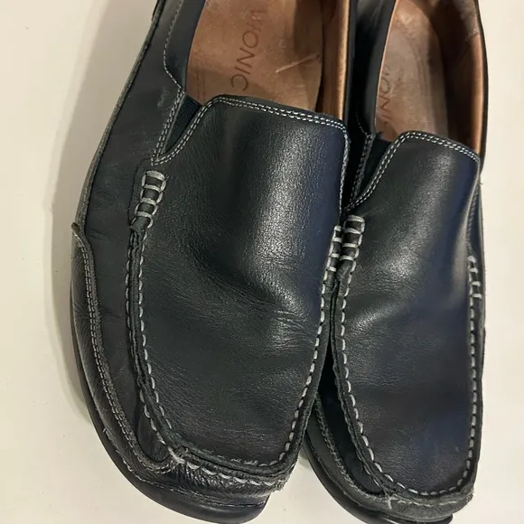 Black Leather Men's‎ Loafers