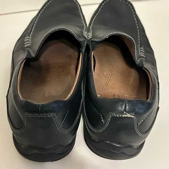 Black Leather Men's‎ Loafers