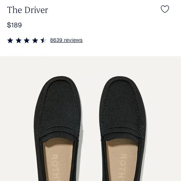 Black Rothy Loafers for women