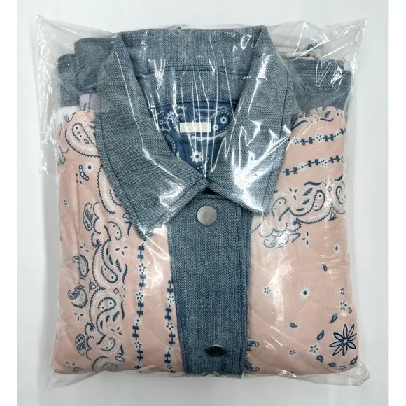 Blank NYC Summer Breeze Reversible Denim Dolman Jacket