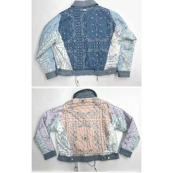 Blank NYC Summer Breeze Reversible Denim Dolman Jacket