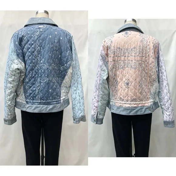 Blank NYC Summer Breeze Reversible Denim Dolman Jacket