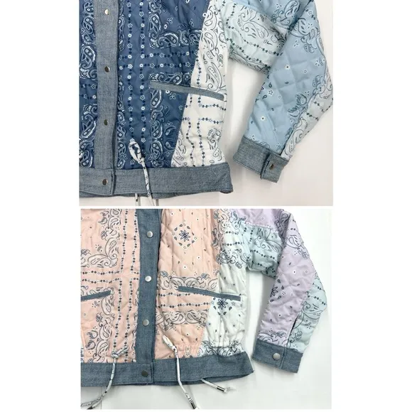 Blank NYC Summer Breeze Reversible Denim Dolman Jacket