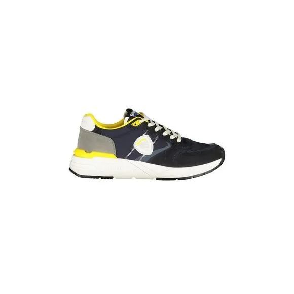 Blauer Striking Contrast Athletic Fashion Sneakers Men Blue