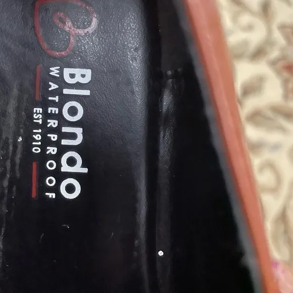 Blondo Sonny Brown Leather Waterproof Loafers Size 7.5