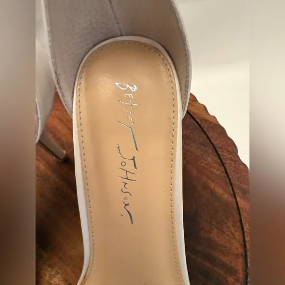 Blue by Betsey Johnson Gina Statin Embelished  Dress High Heel Sandal Sz 9.5 $50