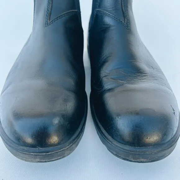 Blundstone Men’s Leather Chelsea Boots Black Ankle Work Shoes Size 12 510 558