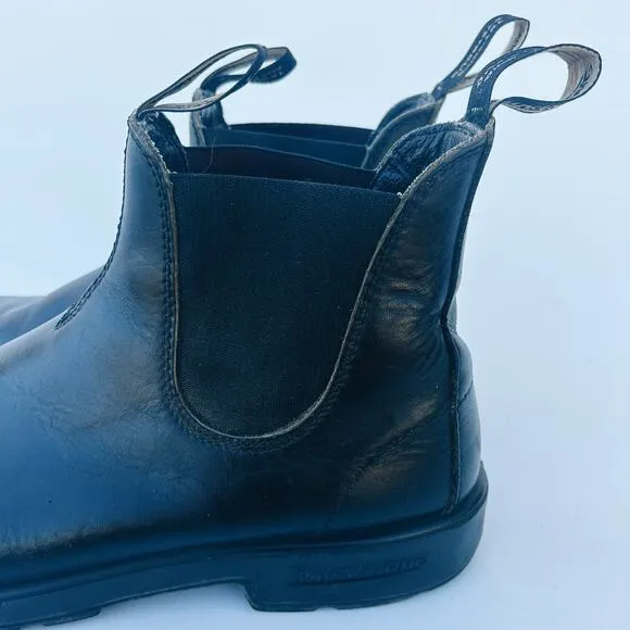 Blundstone Men’s Leather Chelsea Boots Black Ankle Work Shoes Size 12 510 558