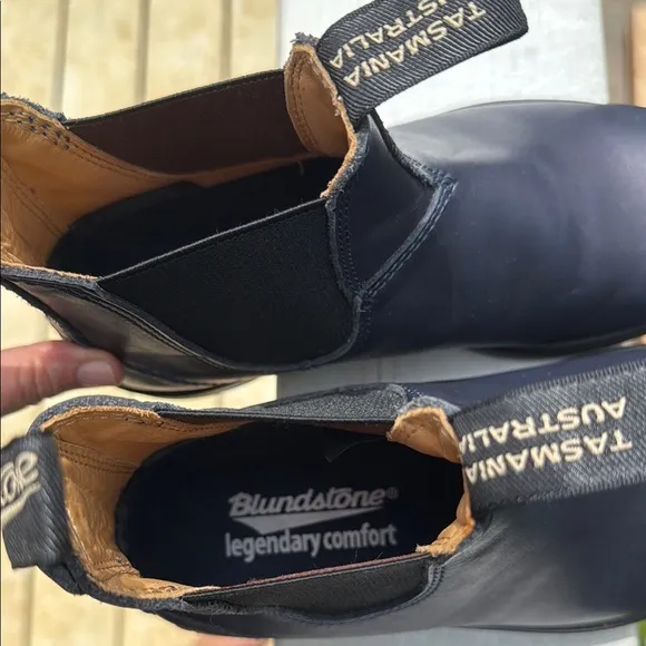 Blundstone Women's Navy Blue Chelsea Boots