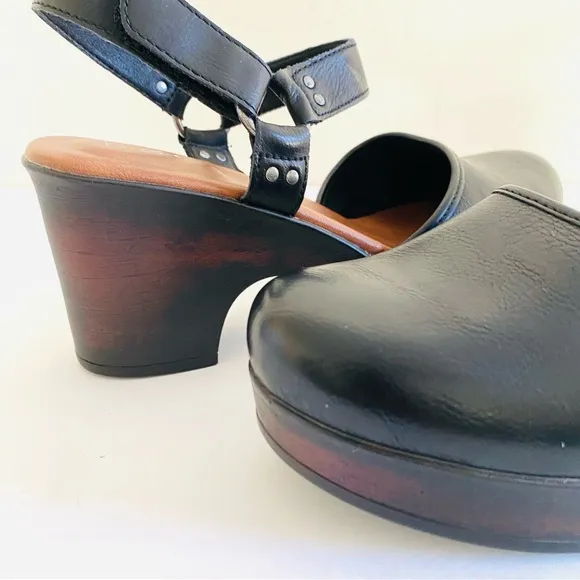 B.O.C. Mary Jane Platform Shoe Size 11 Med Classic Rounded Toe Sandals Black