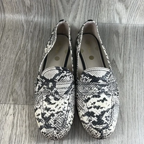 Boden Georgina Snakeskin Loafers