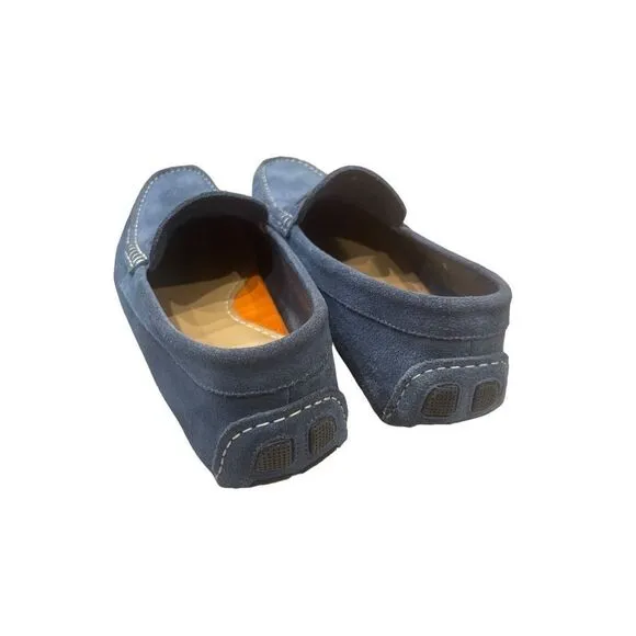 Boggi Milano Mens Blue Classic Loafers Casual Shoes Size 8
