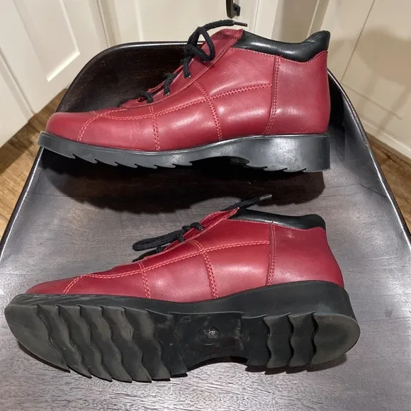 Bogner maroon boots