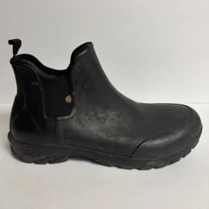 Bogs Men’s Sauvie Slip-On Boots Black, Size 11 M