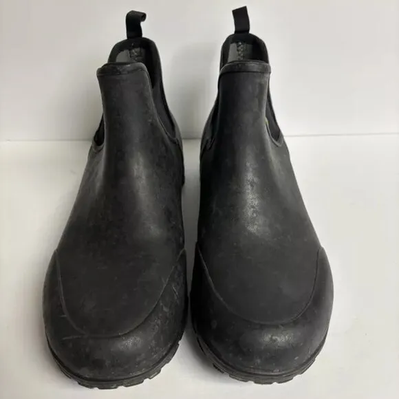 Bogs Men’s Sauvie Slip-On Boots Black, Size 11 M