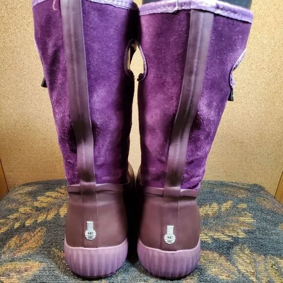 BOGS Rebound Purple Suede Boots