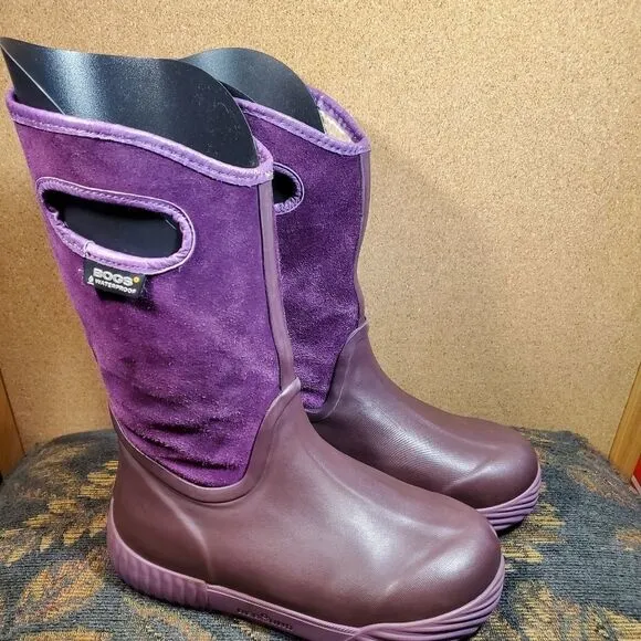 BOGS Rebound Purple Suede Boots