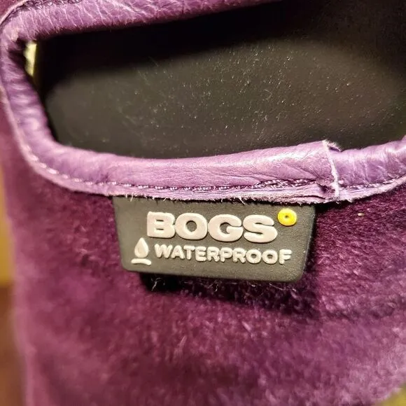 BOGS Rebound Purple Suede Boots
