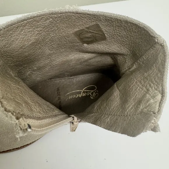 Bonpoint suede leather boots
