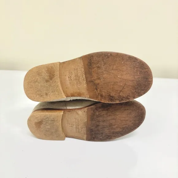 Bonpoint suede leather boots