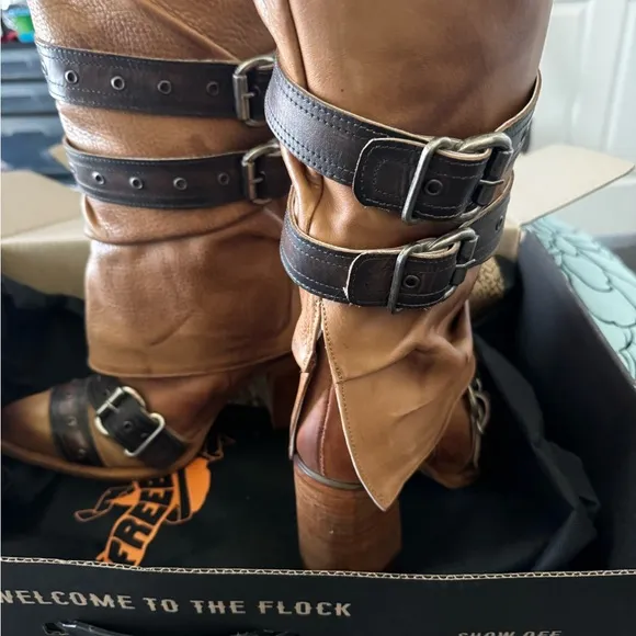 Boots on the Ground!! Western hand made boot never worn..
