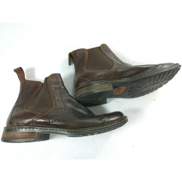 Born Ankle Boots Men's Size 9.5 M/W Slip On Leathe