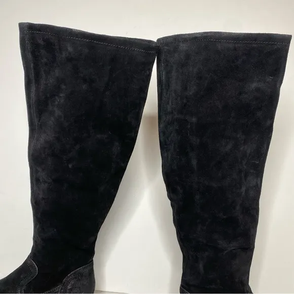 Born Britton Black Distressed Suede Boot 8M
