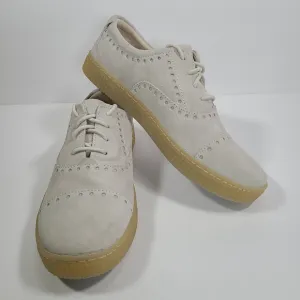 Born Cymbal Suede Low Top Lace Up Fashion Sneakers Light Gray Women’s Size 9.5