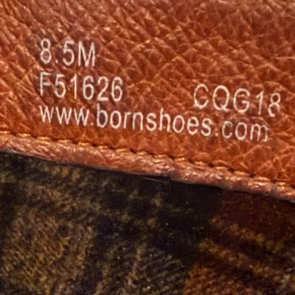 Born Ivy Brown Moto Boots with Suede Material and Decorative Straps Size 8.5