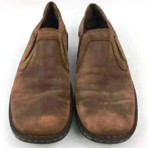 Born Mens Loafers Size 11 45 M/W Brown Leather
