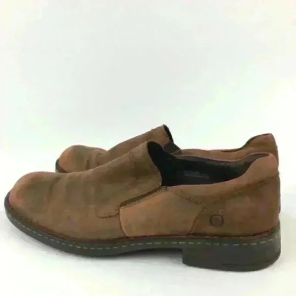 Born Mens Loafers Size 11 45 M/W Brown Leather