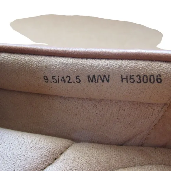 Born Mens Tan Moccasin Leather Driving Loafers Size 9.5 Slip On Classic