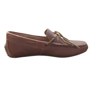 Born Mens Tan Moccasin Leather Driving Loafers Size 9.5 Slip On Classic