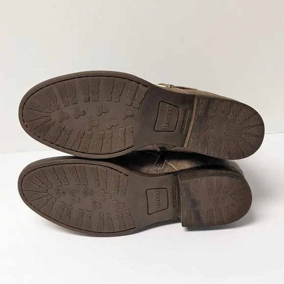 Born Regis Ankle Boots, Taupe Suede, Women's 7 M