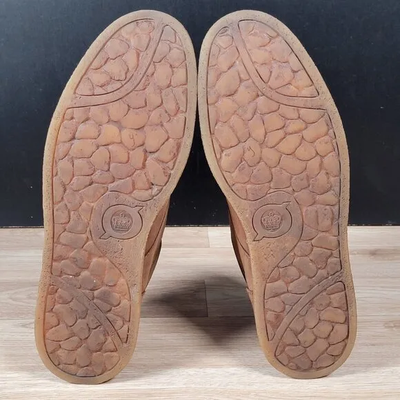 Born Sampson Chukka Boots Mens Size 10.5 Brown Suede Leather Ankle Round Toe