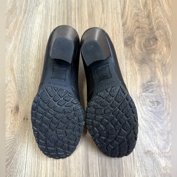 BORN Womens Black Leather Pumps Loafers Comfort Shoes Womens Sz 6.5 NWOT