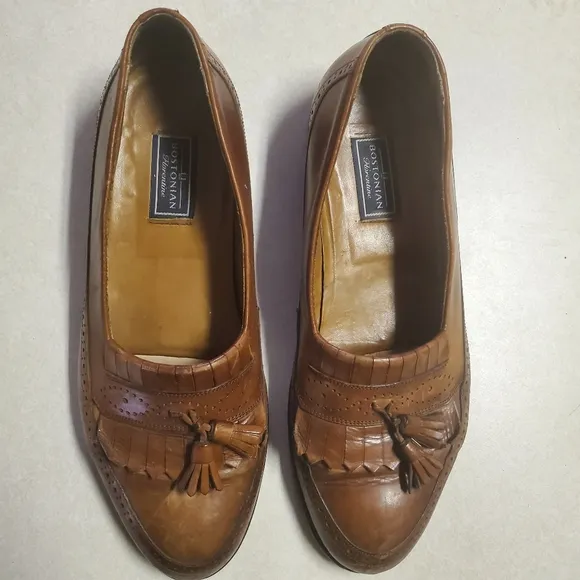 Bostanian Florentino Leather Loafers sz 10 M