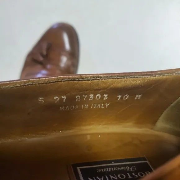 Bostanian Florentino Leather Loafers sz 10 M