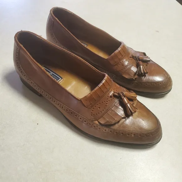Bostanian Florentino Leather Loafers sz 10 M