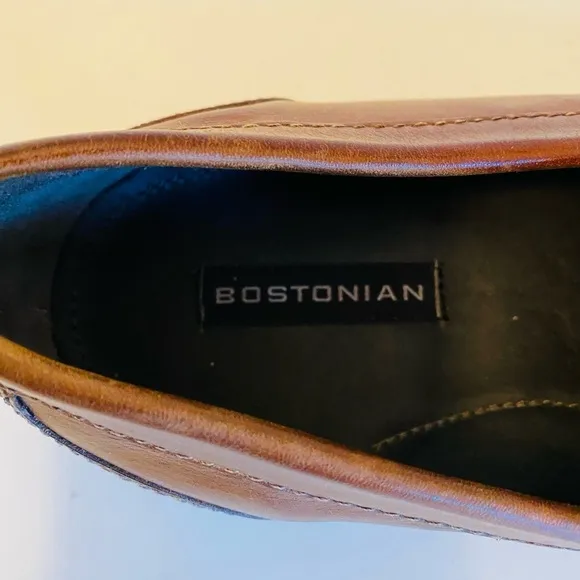 Bostonian Men's Slip On Loafers Brown Leather, Size 10 M, 22734