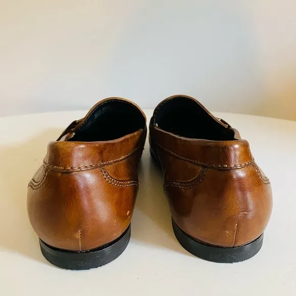 Bostonian Men's Slip On Loafers Brown Leather, Size 10 M, 22734