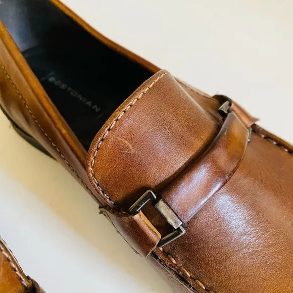 Bostonian Men's Slip On Loafers Brown Leather, Size 10 M, 22734