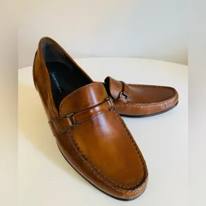 Bostonian Men's Slip On Loafers Brown Leather, Size 10 M, 22734