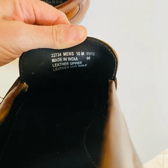Bostonian Men's Slip On Loafers Brown Leather, Size 10 M, 22734