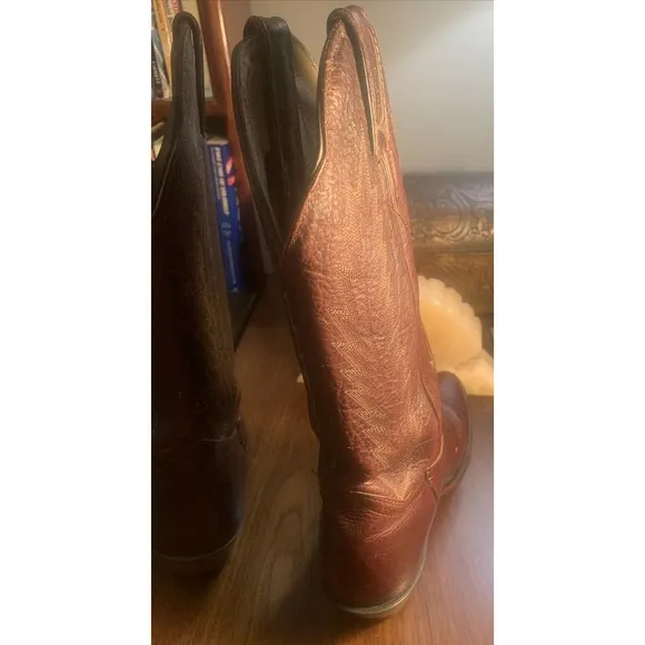 Boulet Boots Pull On Western Cowgirl Boots Womens Size 7C