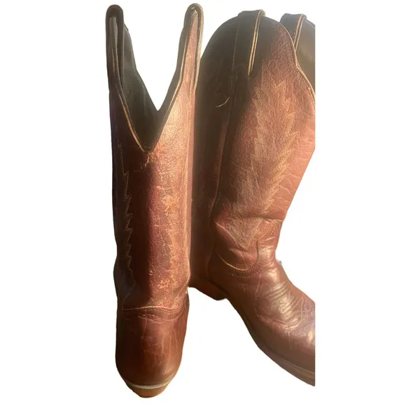 Boulet Boots Pull On Western Cowgirl Boots Womens Size 7C